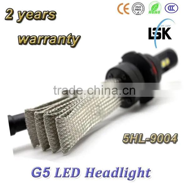 2015 Newest !!! G5 LED Headlight 12V-24V Super Powerful Car Led 9004 Headlight 6000LM photo-4