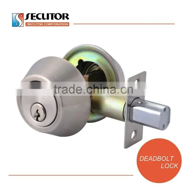 Single Cylindrical Deadbolt Room Door Lock photo-5