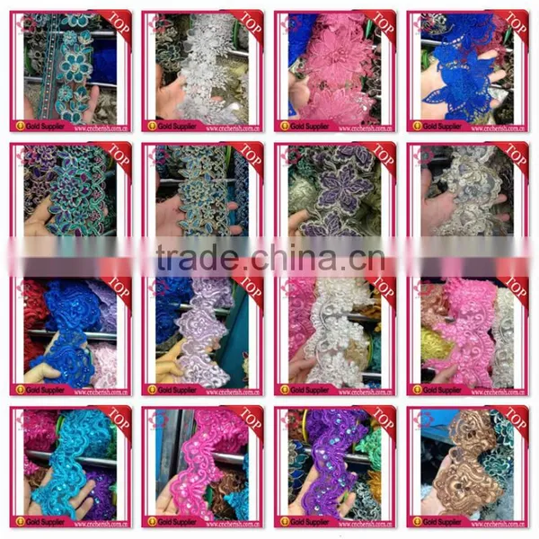 Hot Sale Bule Sequined Lace Guipure Jewelled Designer Sarees Fabric Images Saree Wholesalers in Surat Quality Choice photo-4