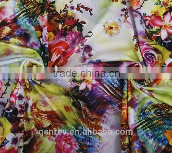 Digital Print Polyester Fabric Polyester Kint Fabric Fabric Printing photo-5