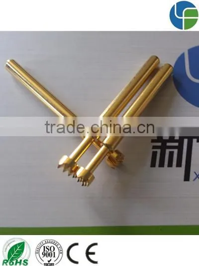 Custom LED Lighting Charger Pogo Pin,brass Contact Pins for PCB and Connector,solder Cup photo-3