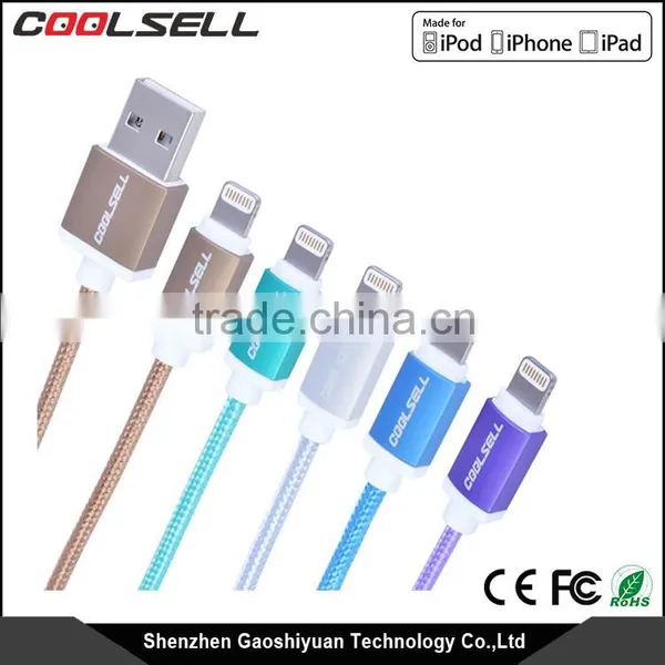 High Quality Colorful MFi Cable, Mfi Usb Cable, Mfi Certified Cable 8 Pin Usb Cable