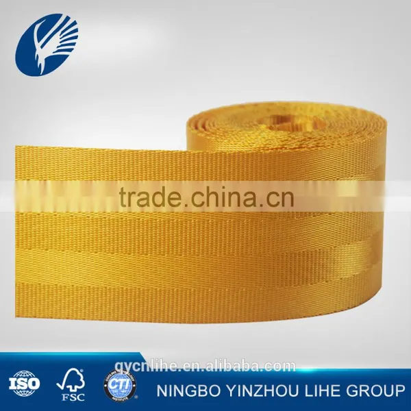 Hot Selling Universal Safety Polyester Car Seat Belt Webbing Manufacturer Quality Choice