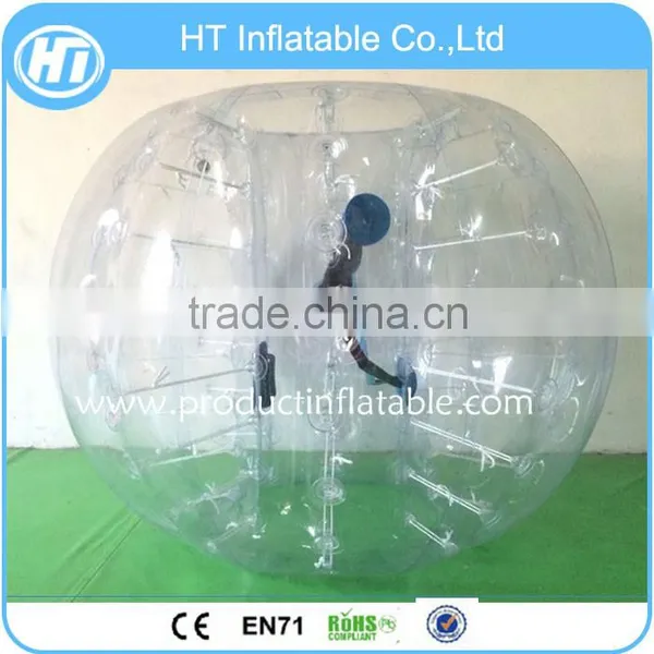 TOP Quality 0.8mm PVC/TPU Adults Bubble Ball Suit, Body Zorb Ball, Loopyball photo-3