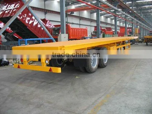 Flat Bed Semi-trailer , Low Bed Trailer