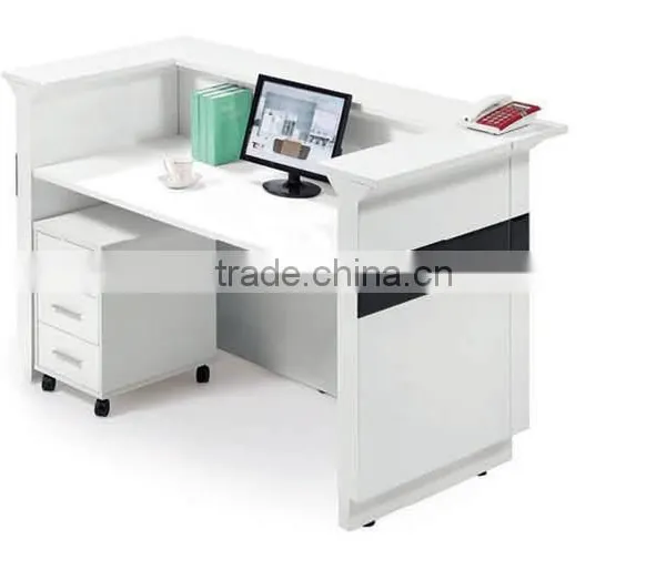 White and Black MFC Fitness Center Reception Desk photo-2
