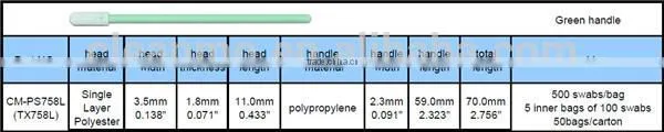 Cleanroom Swab With Polyester Head photo-4