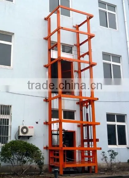 Hydraulic Cargo Lifting Equipment / Guide Rail Cargo Lift Platfrom photo-3