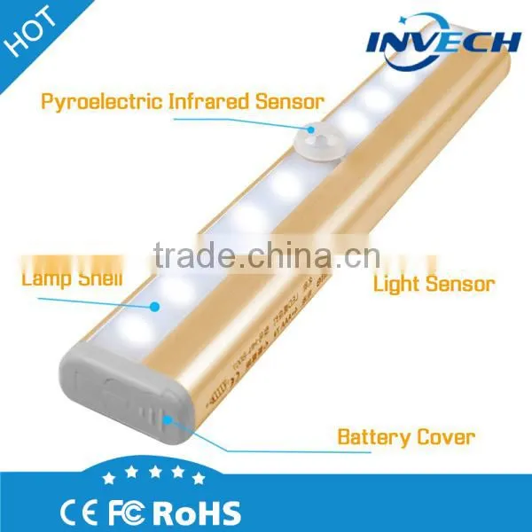 Cheap Battery Operated LED Wardrobe Light Sensor Light for Closet Hanging Rail With Transformer photo-2