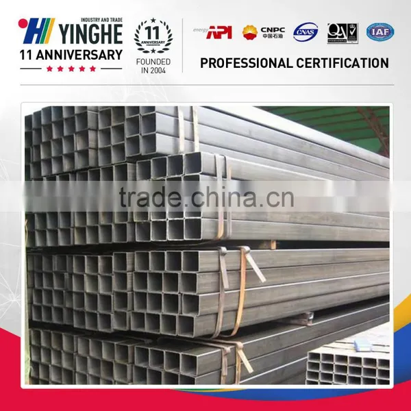 Shs Manufacturer Spply Hollow Section Pre Galvanized Iron Non Alloy Steel Rectangular Square Pipes Factory Price Made in China photo-5