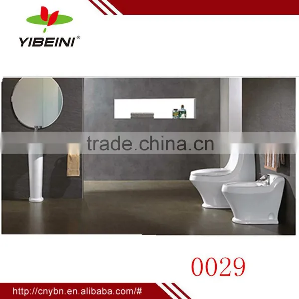 Sanitary Ware Ceramic Bathroom Toliet Set_washdown One Piece Closet
