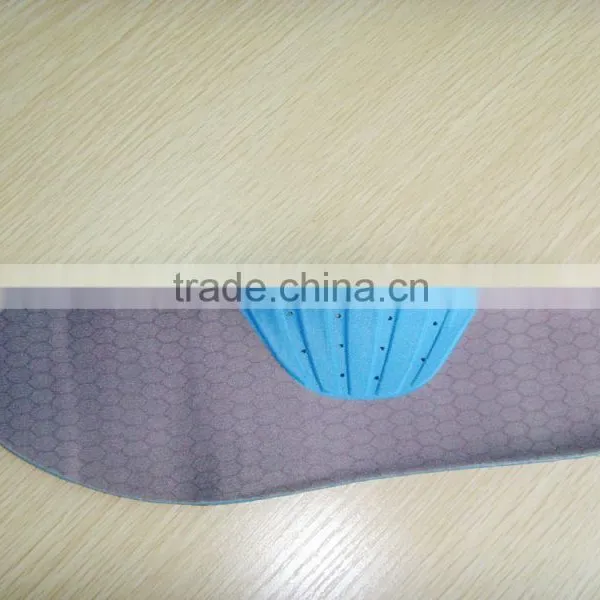 EVA Soft Foam Insole Massage Footbed Shock Absorbing Insole 2 Layers Design Insole For Sports Shoes Footbed Manufacturer China photo-3