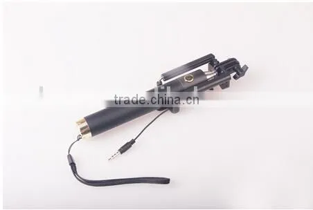 2015 Newest Wired Selfie Stick With Foldable Holder for Camera Monopod and Smartphone photo-2
