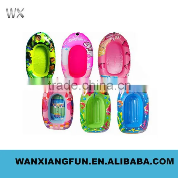 Inflatable Baby Floating Boat PVC Kids Water Boat photo-3
