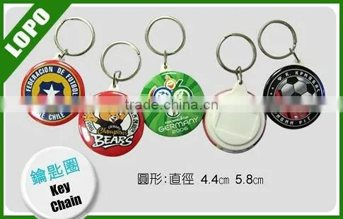 Button Badge-key Chain