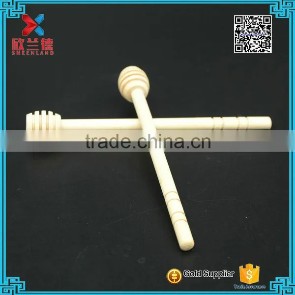 Long Handle Beech Wood Honey Dipper Stirring Rod Wooden Muddler Honey Stick photo-3