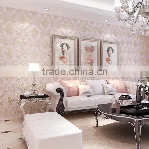 Home Decor Deep Embossed Wallcovering Wallpaper photo-4