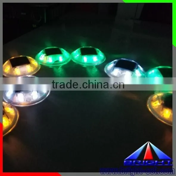 Bottom Price 1200mAH Ni-Hm High Temperature Battery Round 3M 8pcs Superbright Led Reflective Solar Road Studs photo-5