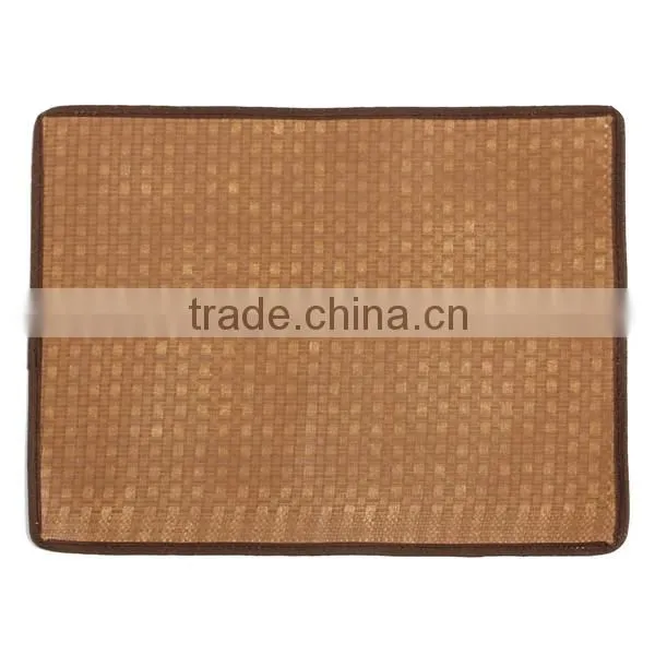 Hot Sale!! Pet Dog Cat Hot Summer Cooling Bed Straw Tatami Bamboo Cozy Sleep Pad Mat S 37*28cm Lowest Price photo-6