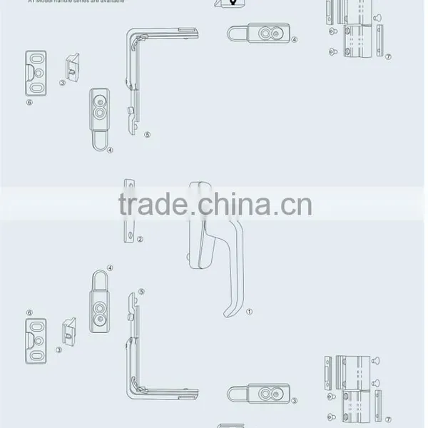 UPVC Window Handle DTA011 photo-2