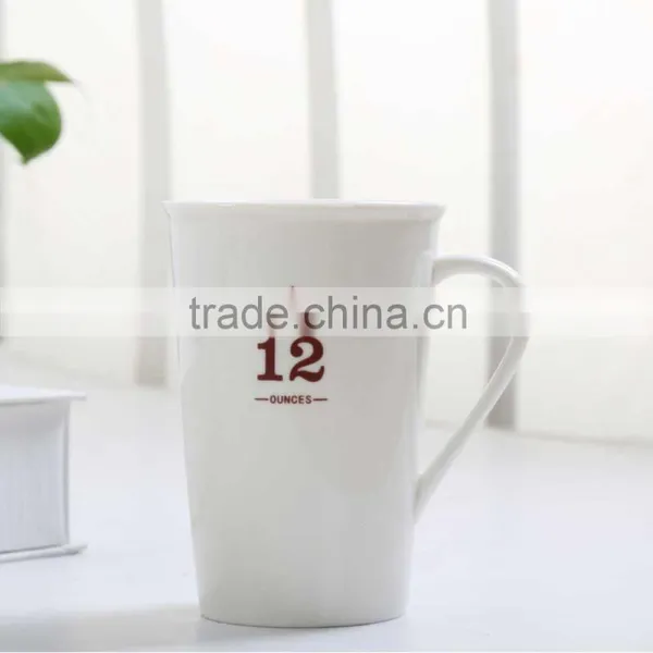 White Ceramic Mug for Promotion photo-3