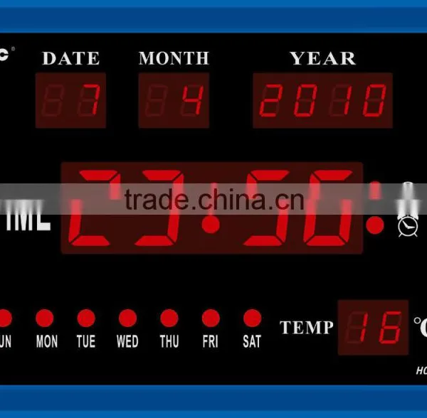 Led Calendar Digital Clock /digital Clock /table Clock With Alarm,temperature photo-3