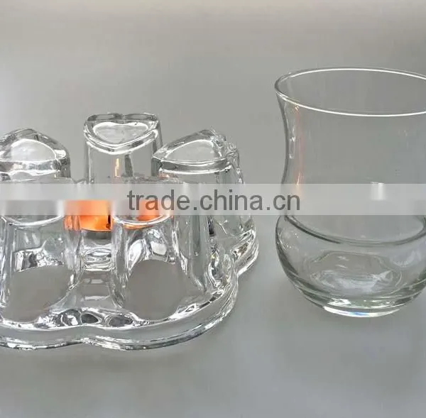 Machine Pressed Glass Candle Warmer photo-3