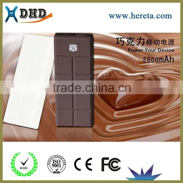 Mini Chocolate Shape Power Bank Li-polymer Battery Power Bank photo-2