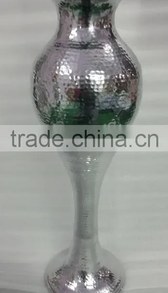Aluminium Hammered Vase