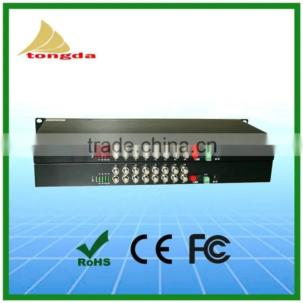 Atongda Optical Extender BNC 16 Channel Digital Fiber Optic Cctv Video Converter photo-4