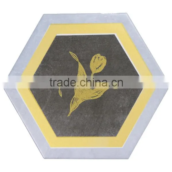 EMBOSS Hexagon Mosaic Tile Kitchen Floor Tile 100*200*175mm Porcelain Glazed Tile photo-2