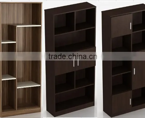 Office Classic Bookcase Wood Study Room Library Book Shelf Furniture Particle Board photo-2
