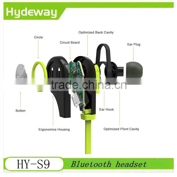 Shenzhen Factory S800 Bluetooth Wireless Headphones Sports Headsets Q8/Q9 photo-5