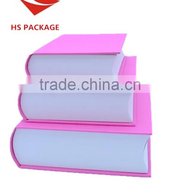 Luxuy Paper Nested Book Shape Box With Magnet Closure photo-3