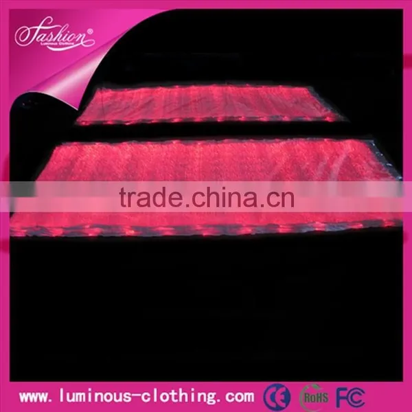 LED Lighting Fiber Optical Luminous Fabric Cloth Wholesale Fabric for Making Swimwear photo-5