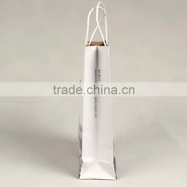 Custom Scarf Paper Packaging Bags With Twisted Rope Craft Paper Bag for Clothing Paper Bag for Gloves photo-3