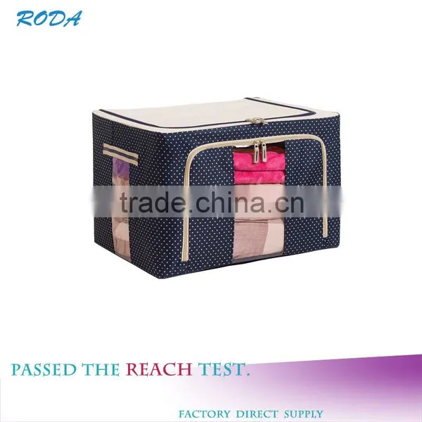 Household Foldable Oxford Fabric Storage Box photo-3