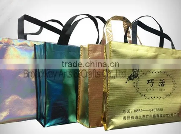 Cheap Printed Foldable Recyclable Laminated PP Non Woven Bag photo-2