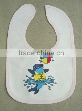 Promotional Baby Bib Heat Transfer Sticker