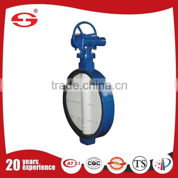 Butterfly Valves D371X-10 Supplier High Quality Wafer Soft Seal Gear Operated Wafer Center Line Wcb Butterfly Valve photo-3