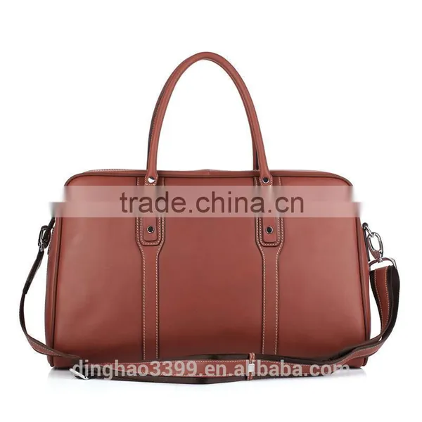 Factory Wholesale Handbag Retro PU Leather Handbag Portable Travel Bag
