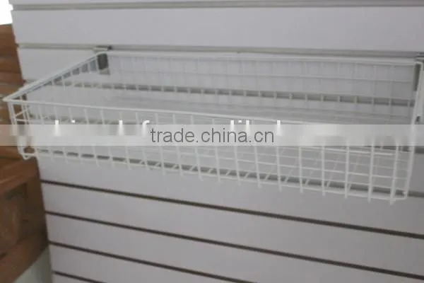 Powder Coat Metal Wire Basket Supermarket Storage Basket photo-2