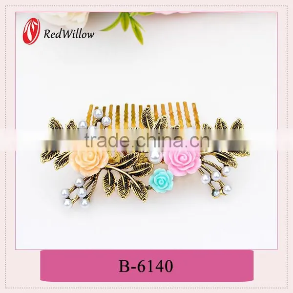 Wholesale Products China White Rhinestone Hair Claws,alloy Pearl Hair Claws,beautiful Hair Claw photo-3
