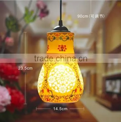 Vintage Ancient Pendant Light Porcelain ChandelierJingdezhen Handpainted Ceramic Party Loft Coffee Bar Restaurant Kitchen Lights photo-4