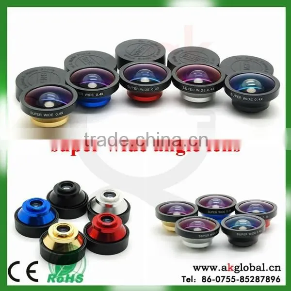 High Quality Universal Clip-on 0.4x Super Wide Angle Mobile Phone Lens Camera Kit Lente Para Celular for IPhone Samsung HTC photo-2