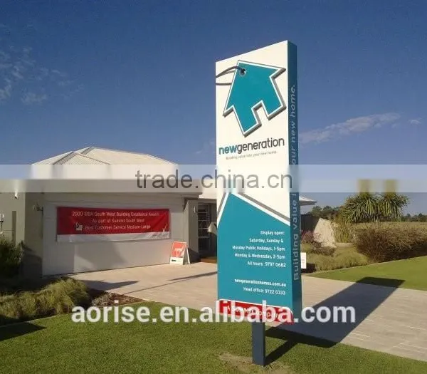 Standing Aluminum Led Pylon Sign for Gas Station photo-4