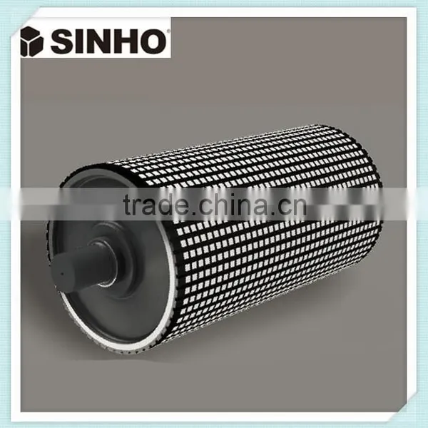 Anti Wear And Impact Ceramic Pulley Lagging