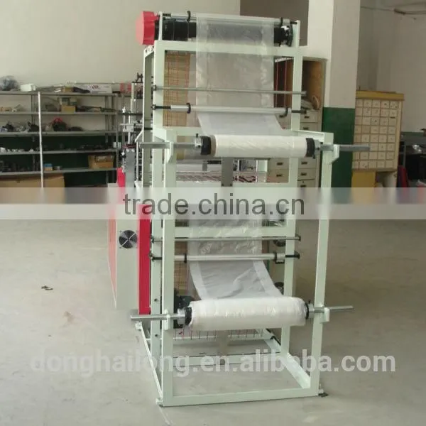 High Speed Vest Plastic Bag Making Machine photo-2