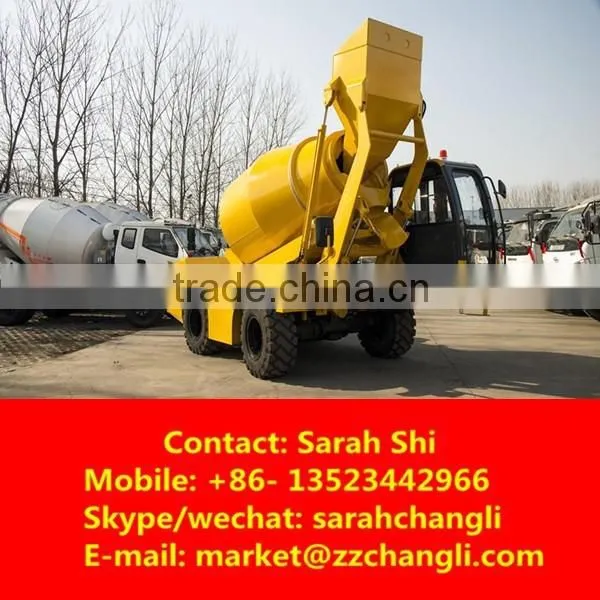 Cummins Diesel Engine 3m3 Self--loading Mobile Concrete Mixers for Sale photo-3