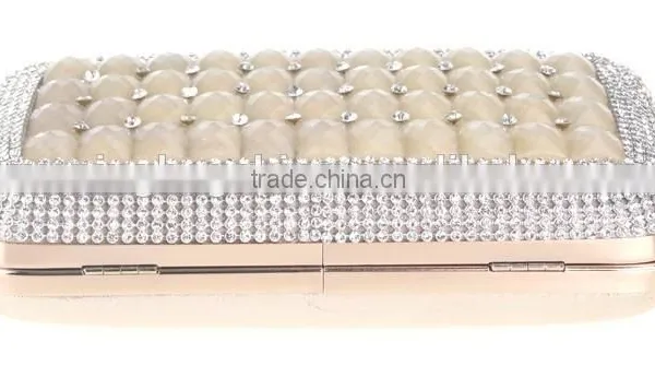 New Products Glass and Rhinestone Evening Bag of Women photo-3